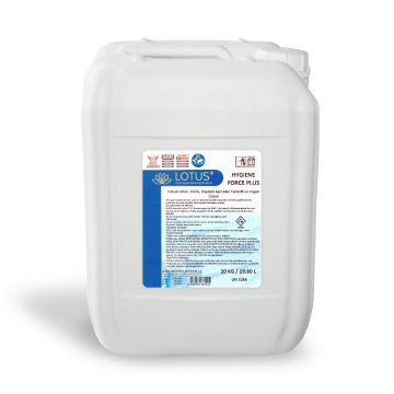 Hygiene Force Plus - Yüksek Alkali, Klorlu, Köpüklü Açık Alan Temizlik ve Hijyen Ürünü