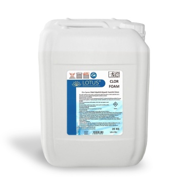 Clor Foam - Yüksek Alkali, Klorlu, Köpüklü Hijyenik Temizlik Ürünü